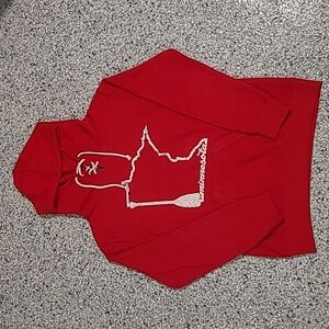 Red Minnesota Hooded Sweatshirt Size Small